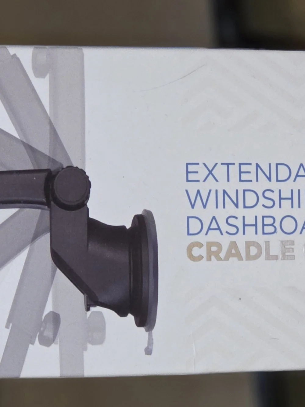 Extendable Windshield & Dashboard Cradle Car Mount - Black